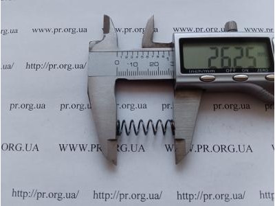 Пружина сжатия 0,8 х 7,4 х 26 (Артикул: G1170)