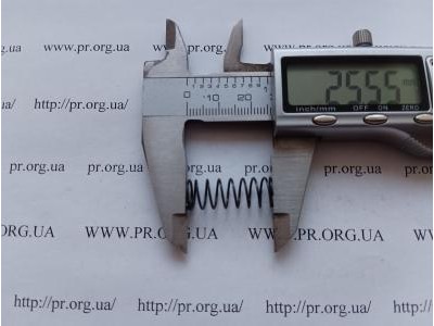 Пружина стиснення 0,7 х 9 х 25,5 (Артикул: G1171)