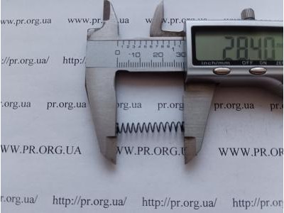 Пружина стиснення 0,5 х 4,5 х 28,5 (Артикул: G1175)
