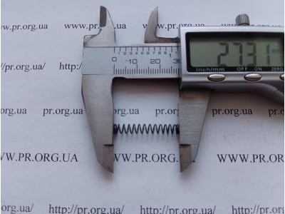 Пружина сжатия 0,5 х 4,3 х 27 (Артикул: G1176)