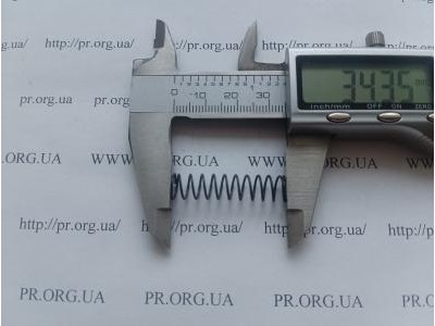 Пружина стиснення 0,7 х 8 х 34 (Артикул: G1182)