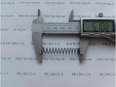 Пружина стиснення 0,8 х 8 х 51 (Артикул: G1184)