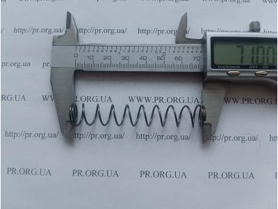 Пружина стиснення 1 х 12,2 х 71 (Артикул: G1188)
