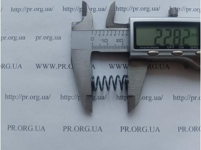 Пружина сжатия 1 х 10 х 22,5 (Артикул: G1191)