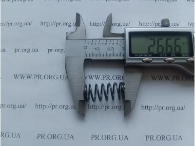 Пружина стиснення 1,2 х 12,2 х 26,5 (Артикул: G1196)