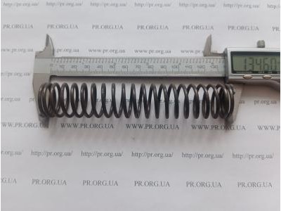 Пружина стиснення 2,5 х 25 х 134,5 (Артикул: G1204)