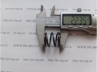 Пружина стиснення 2,2 х 21,7 х 22 (Артикул: G1208)