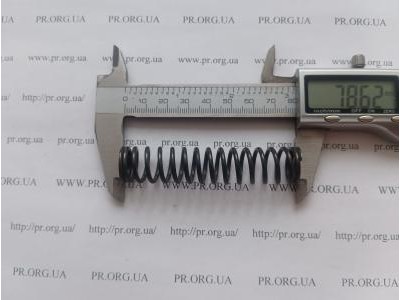 Пружина сжатия 2 х 16,5 х 78,5 (Артикул: G1210)