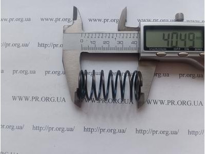 Пружина сжатия 1,5 х 21 х 40,5 (Артикул: G1221)
