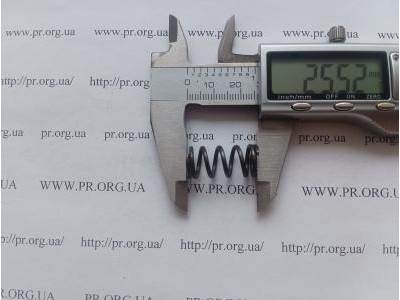 Пружина стиснення 1,5 х 12 х 25,5 (Артикул: G1223)