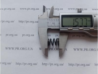 Пружина стиснення 1,5 х 10,4 х 15,5 (Артикул: G1225)