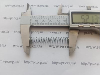 Пружина сжатия 0,8 х 7,8 х 52 (Артикул: G1229)