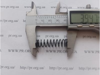Пружина стиснення 1,2 х 10,4 х 39,5 (Артикул: G1238)
