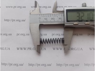 Пружина сжатия 1 х 7,4 х 32 (Артикул: G1243)