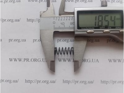 Пружина стиснення 0,8 х 7,7 х 18,5 (Артикул: G1247)