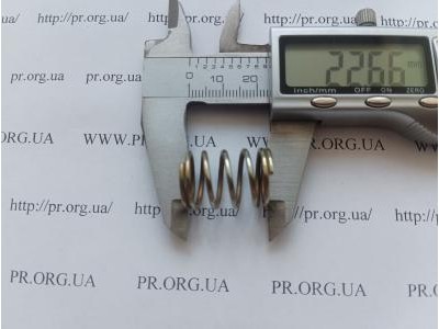 Пружина сжатия 1,5 х 16,3 х 22,5 (Артикул: G1257)