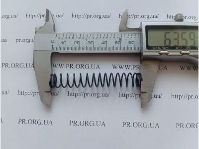 Пружина стиснення 1 х 10,3 х 63,5 (Артикул: G1262)