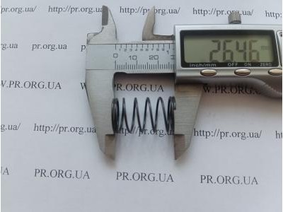 Пружина стиснення 1 х 15,5 х 26 (Артикул: G1264)