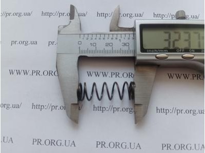 Пружина сжатия 1 х 10,7 х 32 (Артикул: G1268)