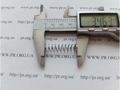 Пружина сжатия 0,8 х 8,6 х 34,5 (Артикул: G1271)