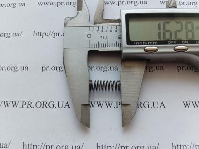 Пружина стиснення 0,6 х 5,4 х 16 (Артикул: G1276)