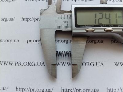 Пружина стиснення 0,6 х 4,8 х 12,5 (Артикул: G1278)
