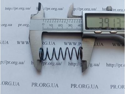 Пружина стиснення 1 х 12,5 х 39 (Артикул: G1282)