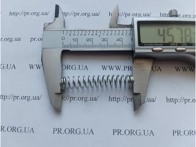 Пружина стиснення 1 х 8,5 х 45,5 (Артикул: G1283)