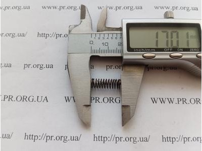 Пружина стиснення 0,6 х 5,4 х 17 (Артикул: G1287)