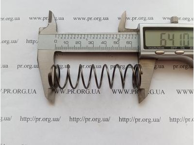 Пружина стиснення 1,3 х 18,3 х 64 (Артикул: G1294)