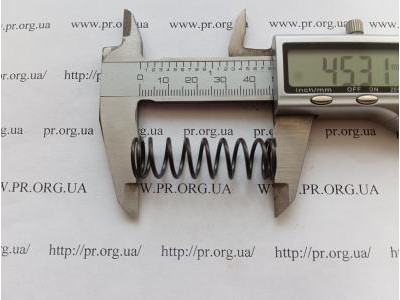 Пружина стиснення 1,4 х 13,8 х 45 (Артикул: G1296)