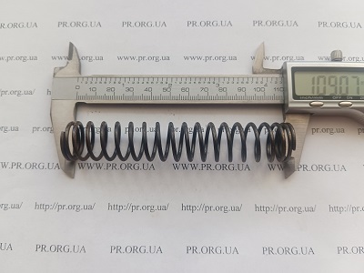 Пружина стиснення 2 х 20 х 109 (Артикул: G1301)