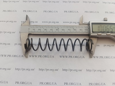 Пружина сжатия 2 х 20,4 х 100,5 (Артикул: G1303)