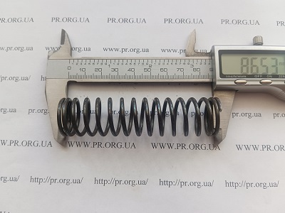 Пружина сжатия 2,2 х 22 х 86,5 (Артикул: G1305)