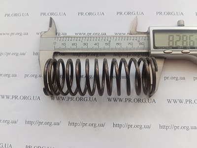 Пружина сжатия 2,5 х 30 х 82,5 (Артикул: G1307)
