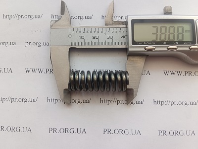 Пружина стиснення 2,5 х 14,4 х 38,5 (Артикул: G1308)