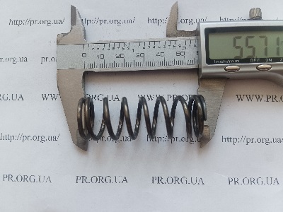 Пружина сжатия 2,2 х 20,4 х 55,5 (Артикул: G1317)