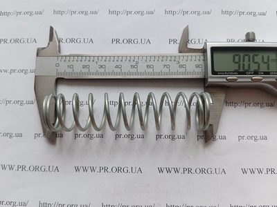 Пружина стиснення 2 х 22,2 х 90,5 (Артикул: G1322)
