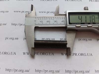Пружина сжатия 1,6 х 10,6 х 41 (Артикул: G1325)