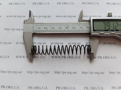 Пружина стиснення 1,3 х 13,2 х 79 (Артикул: G1329)