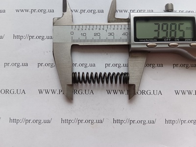 Пружина стиснення 1,3 х 8,4 х 40 (Артикул: G1330)