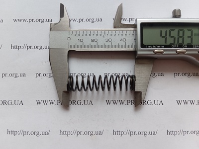 Пружина сжатия 1,2 х 11,2 х 45,5 (Артикул: G1332)