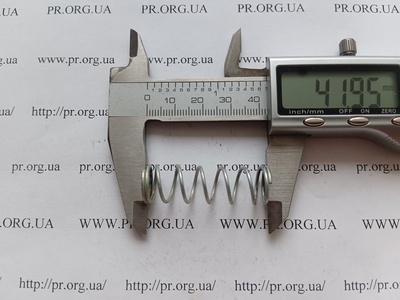 Пружина сжатия 1,2 х 13,2 х 42 (Артикул: G1333)