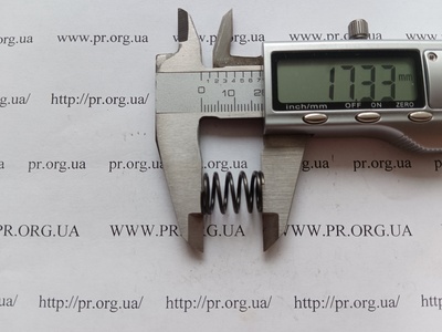 Пружина сжатия 1,2 х 12,2 х 17 (Артикул: G1335)