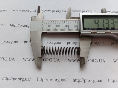 Пружина сжатия 1 х 9,3 х 41 (Артикул: G1339)