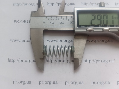 Пружина стиснення 1 х 11,2 х 29 (Артикул: G1341)