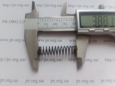 Пружина сжатия 1 х 9,2 х 38,5 (Артикул: G1342)