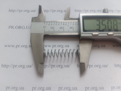 Пружина сжатия 0,8 х 8,4 х 35 (Артикул: G1347)