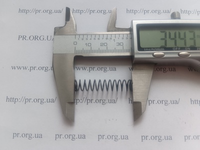 Пружина сжатия 0,7 х 7,2 х 34,5 (Артикул: G1350)