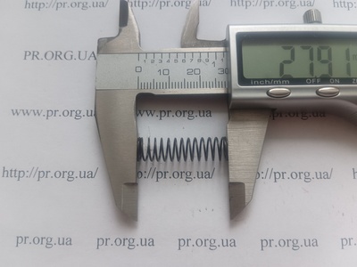 Пружина сжатия 0,6 х 7,6 х 28 (Артикул: G1353)